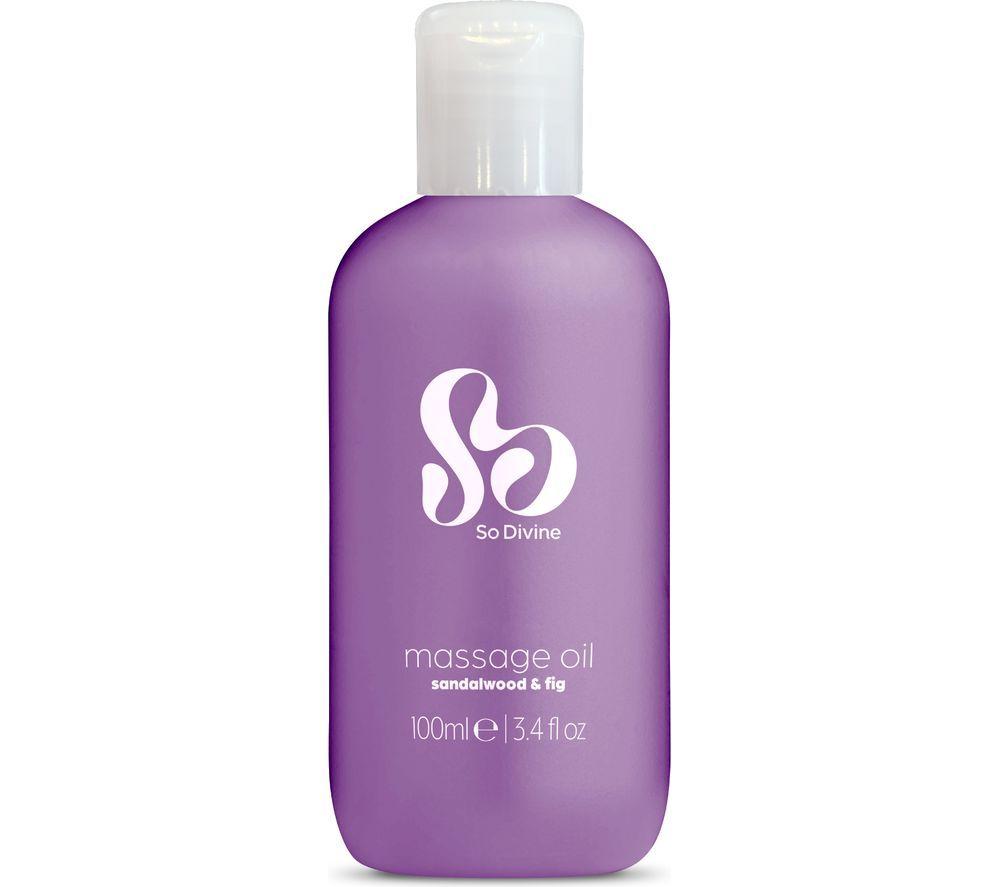 SO DIVINE Sandalwood & Fig Massage Oil, 100 ml