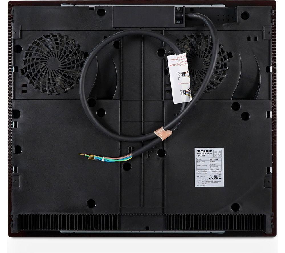 MONTPELLIER MINH59FZ 59 cm Electric Induction Hob - Black image number 3 of 3