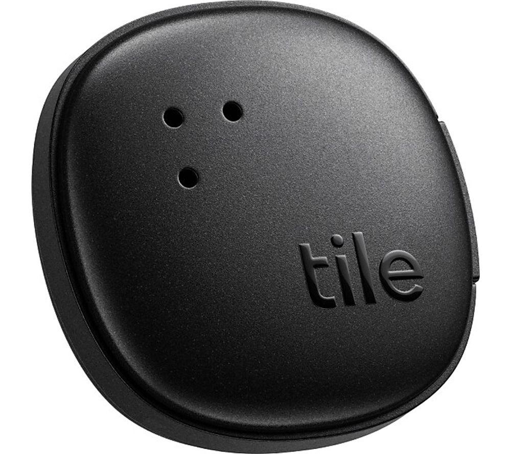 Tile Sticker (2024) Bluetooth Tracker - Black, Black