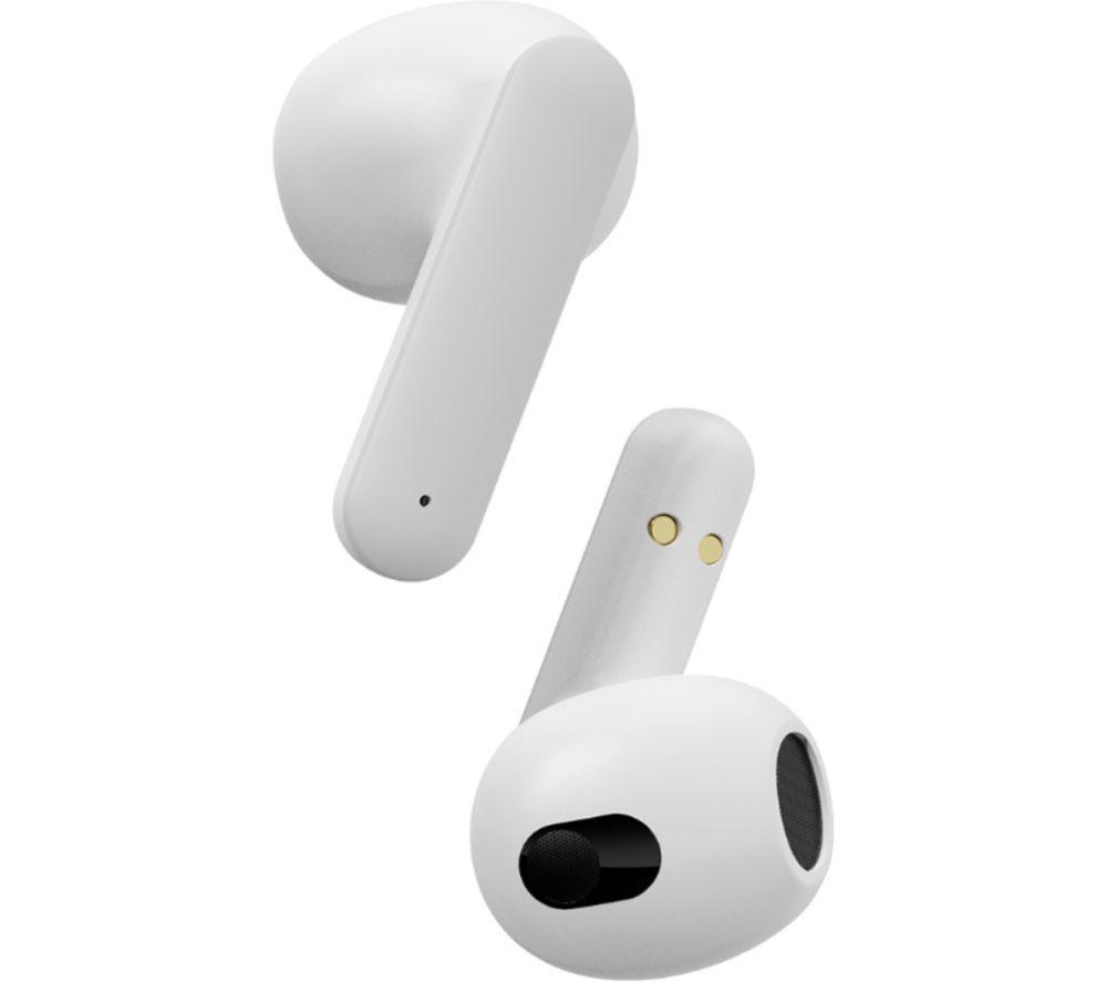 Streetz T160 Wireless Bluetooth Earbuds - White, White