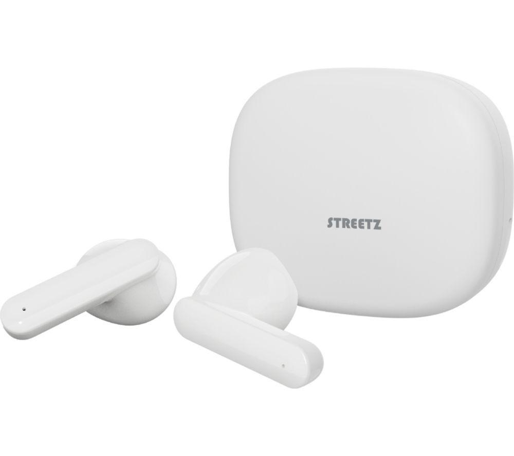 STREETZ T160 Wireless Bluetooth Earbuds - White image number 3 of 6