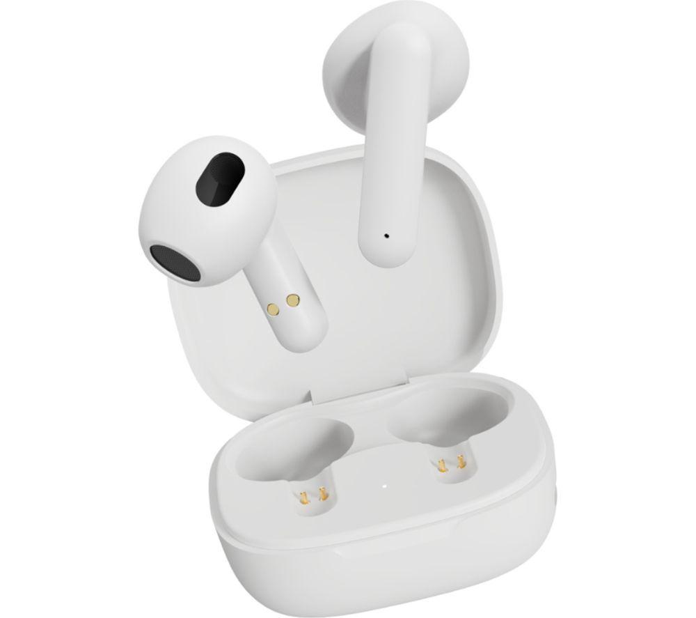 STREETZ T160 Wireless Bluetooth Earbuds - White image number 4 of 6