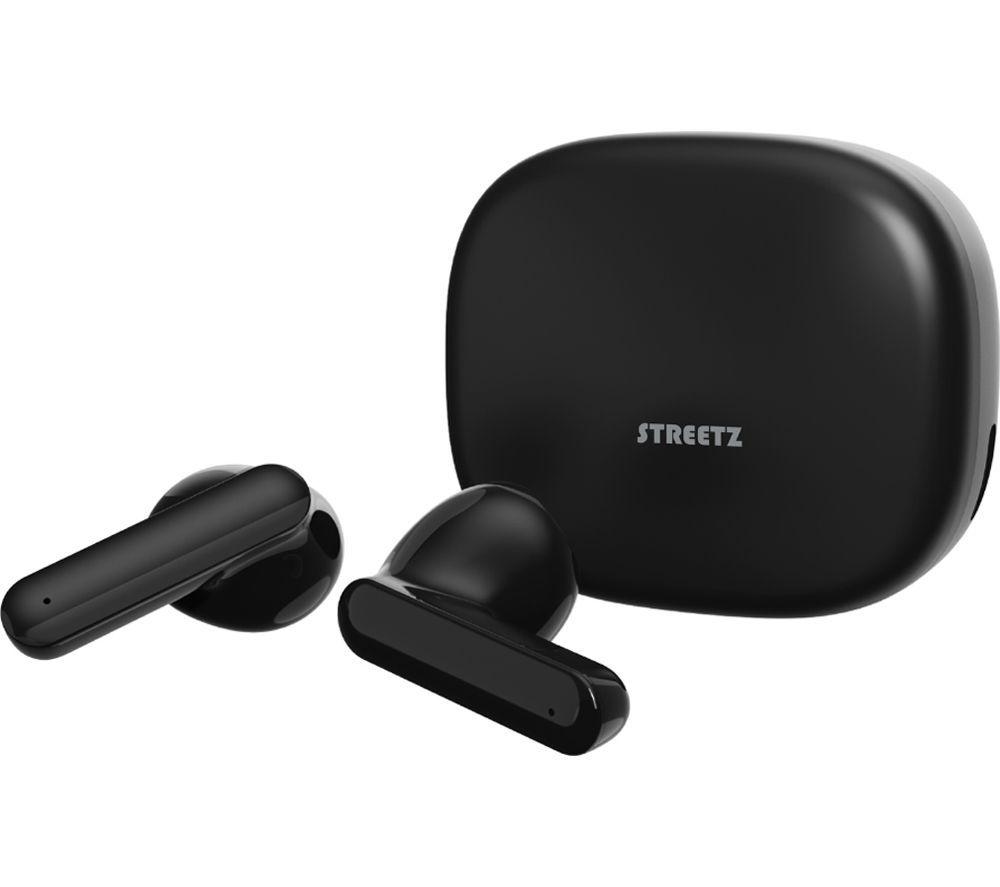 STREETZ T160 Wireless Bluetooth Earbuds - Black image number 3 of 6