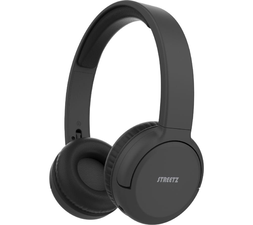 Streetz Bt210 Wireless Bluetooth Headphones - Black, Black