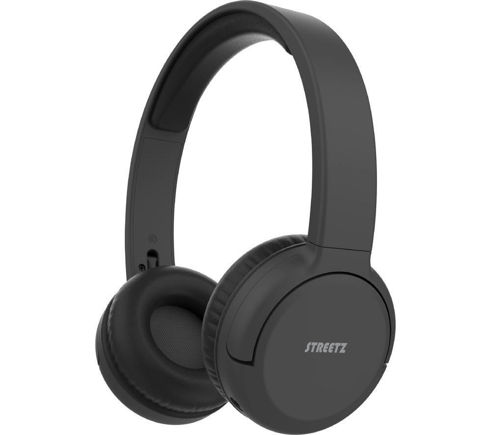 STREETZ BT210 Wireless Bluetooth Headphones - Black image number 2 of 8