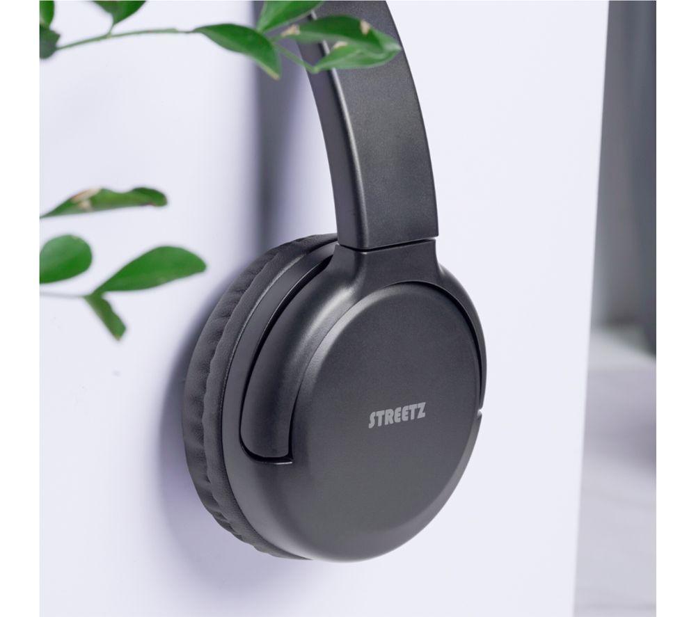 STREETZ BT210 Wireless Bluetooth Headphones - Black image number 6 of 8