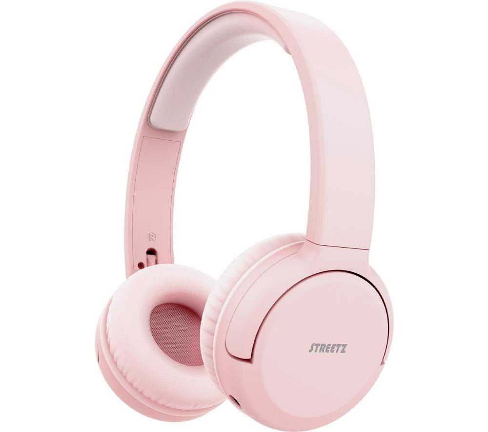 STREETZ BT210 Wireless Bluetooth Headphones - Pink image number 2 of 8