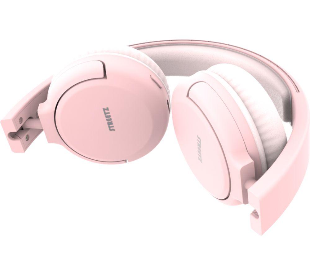 STREETZ BT210 Wireless Bluetooth Headphones - Pink image number 3 of 8