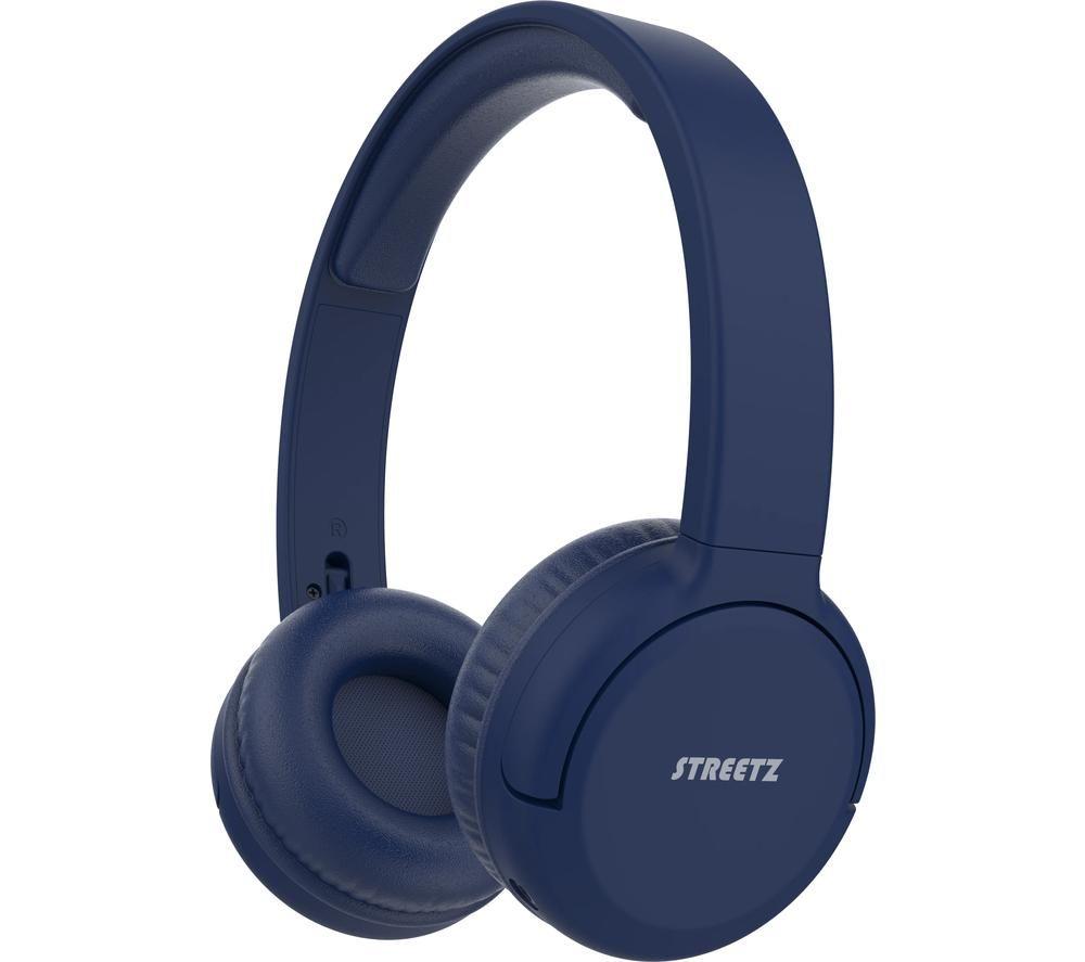 STREETZ BT210 Wireless Bluetooth Headphones - Blue image number 2 of 6