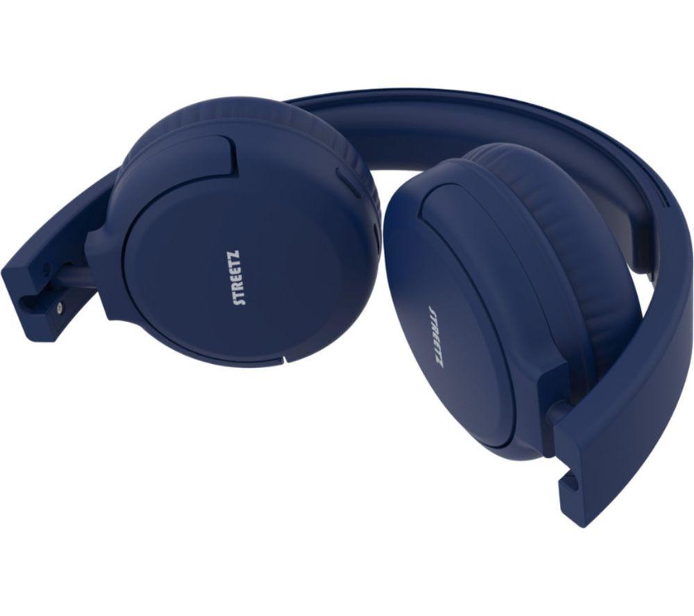STREETZ BT210 Wireless Bluetooth Headphones - Blue image number 3 of 6