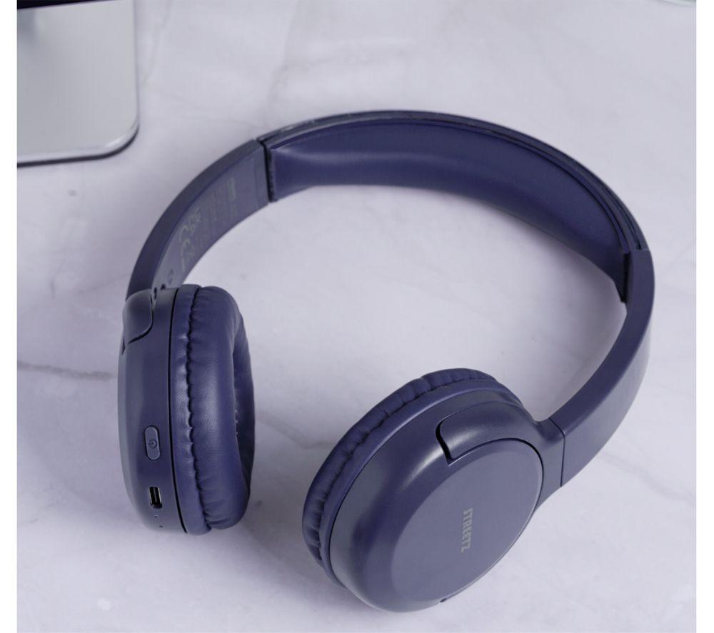 STREETZ BT210 Wireless Bluetooth Headphones - Blue image number 5 of 6