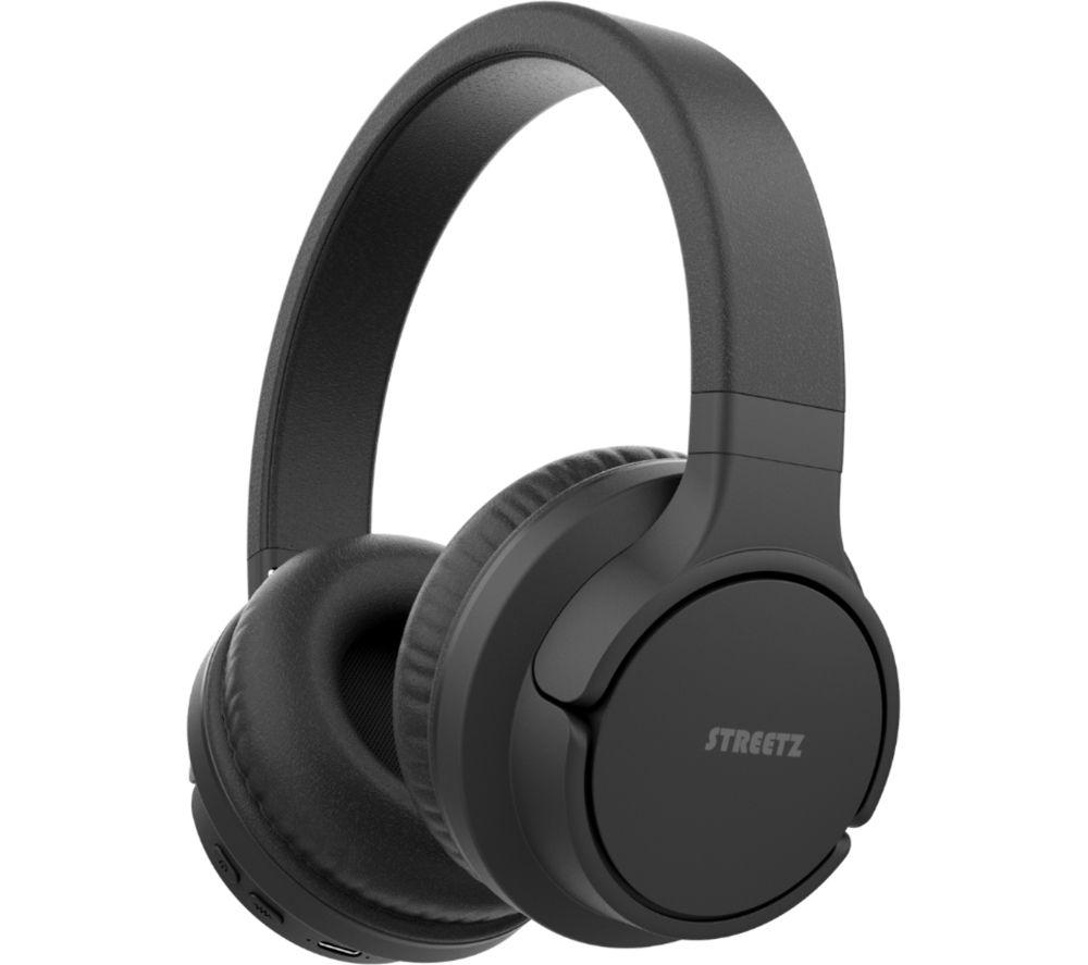STREETZ BT510 Wireless Bluetooth Noise-Cancelling Headphones - Black image number 2 of 6