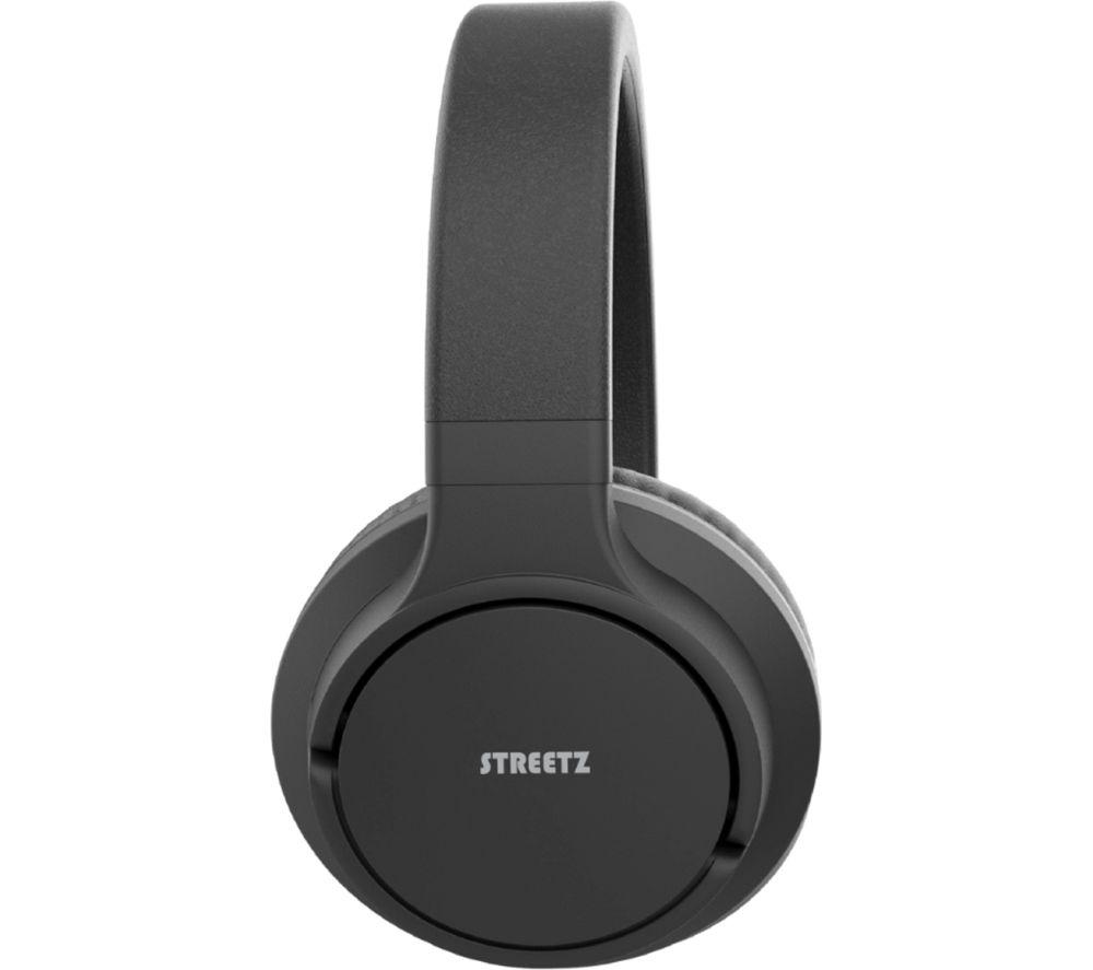 STREETZ BT510 Wireless Bluetooth Noise-Cancelling Headphones - Black image number 3 of 6