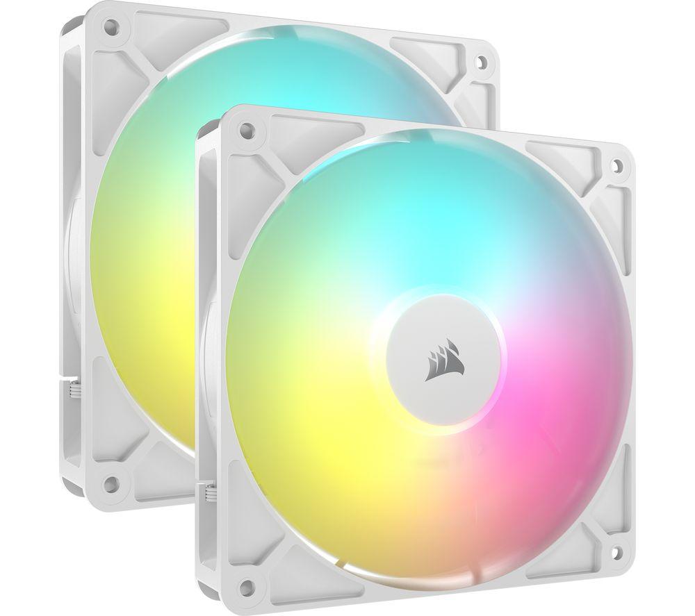CORSAIR RS140 ARGB PWM 140 mm Case Fan - Dual Pack