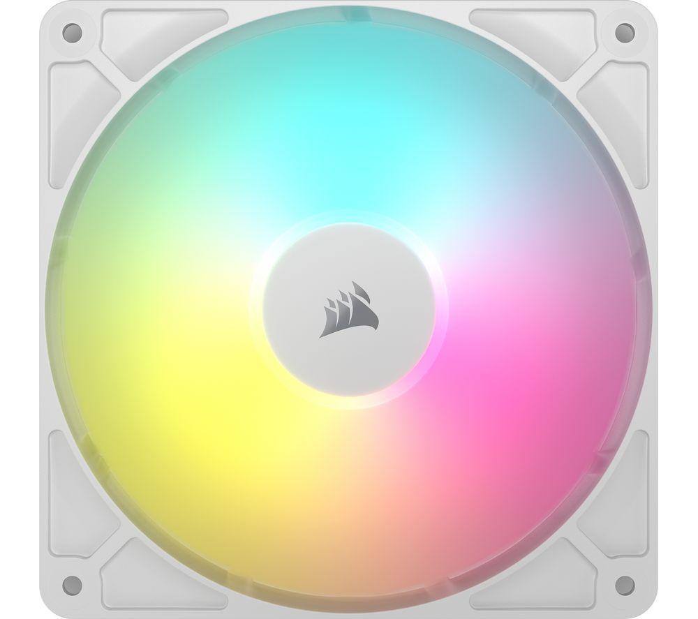 CORSAIR RS140 ARGB PWM 140 mm White Case Fan - Dual Pack image number 2 of 5