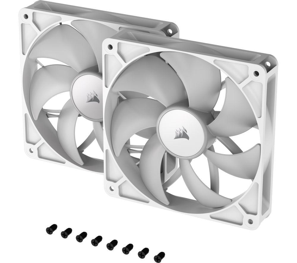 CORSAIR RS140 ARGB PWM 140 mm White Case Fan - Dual Pack image number 5 of 5