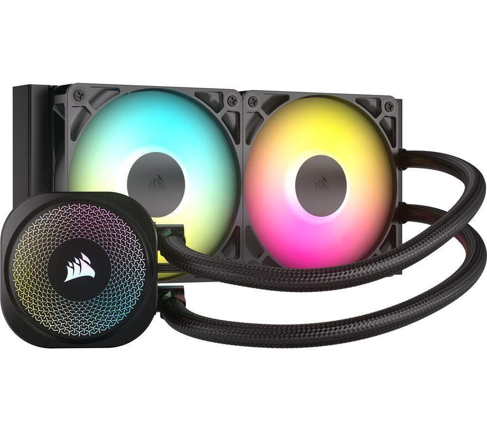 CORSAIR Nautilus 240 RS ARGB Liquid 240 mm CPU Cooler - RGB LED, Black