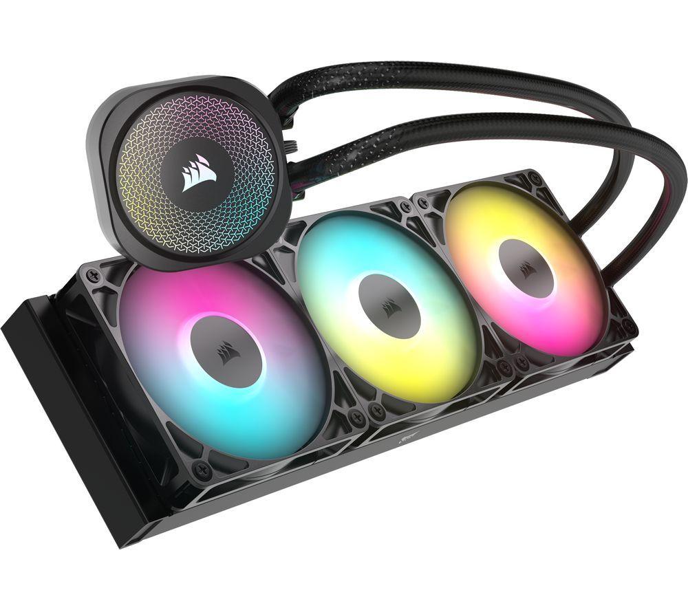 CORSAIR Nautilus 360 RS ARGB Liquid 360 mm CPU Cooler - RGB LED, Black image number 2 of 8
