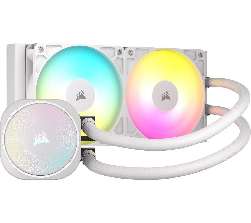 CORSAIR Nautilus 240 RS ARGB Liquid 240 mm CPU Cooler - RGB LED, White