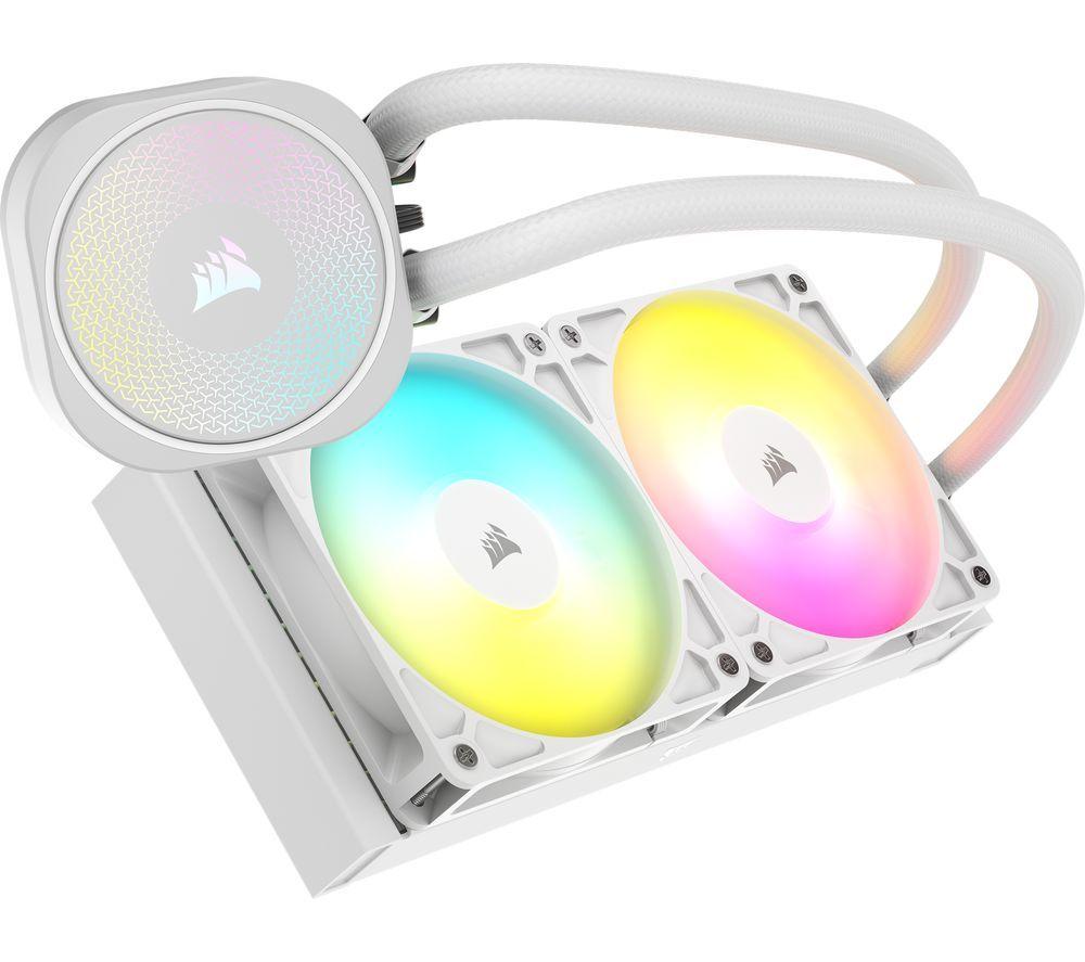 CORSAIR Nautilus 240 RS ARGB Liquid 240 mm CPU Cooler - RGB LED, White image number 3 of 6