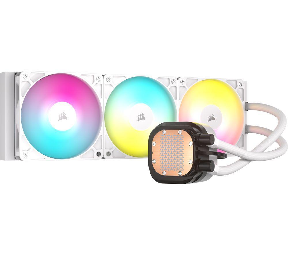 CORSAIR Nautilus 360 RS ARGB Liquid 360 mm CPU Cooler - RGB LED, White