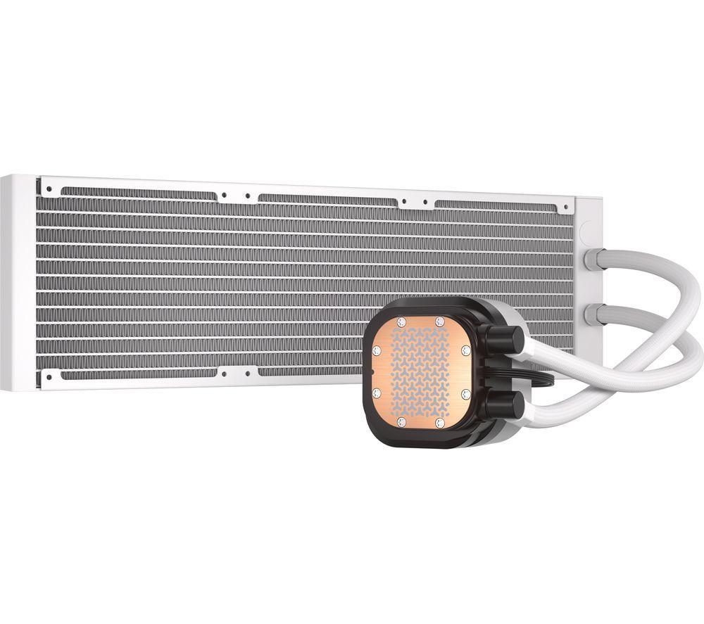 CORSAIR Nautilus 360 RS ARGB Liquid 360 mm CPU Cooler - RGB LED, White image number 3 of 8