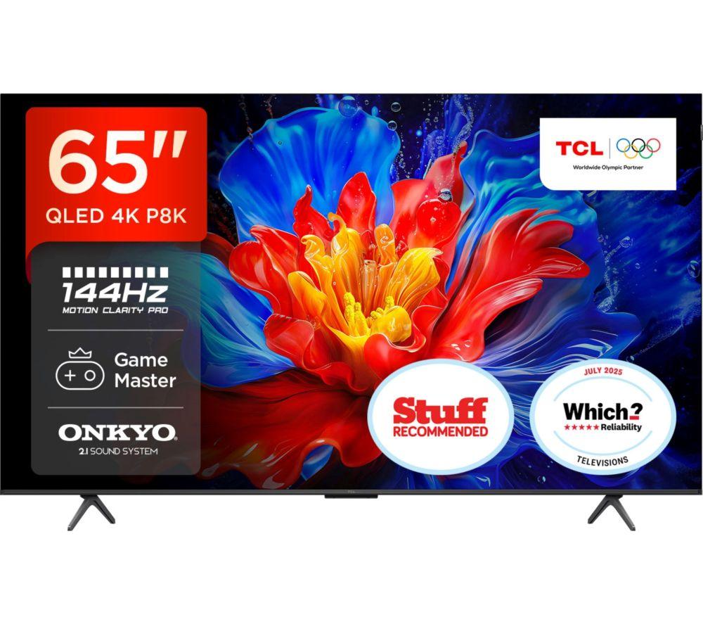 TCL 65P8K 65" Smart 4K Ultra HD HDR QLED TV image number 2 of 17