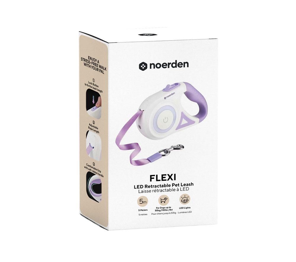 NOERDEN Flexi Retractable Pet Lead - Purple image number 6 of 6