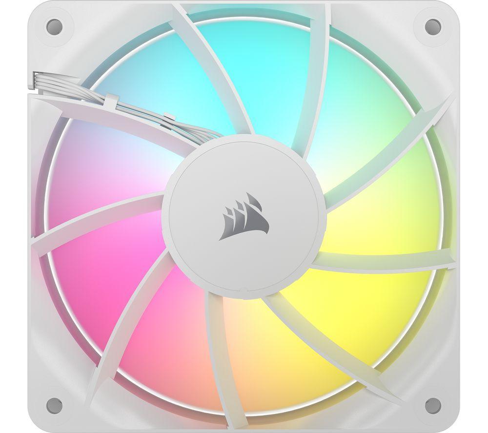 CORSAIR RS120 ARGB 120 mm PWM Case Fan - Triple Pack, White image number 3 of 6