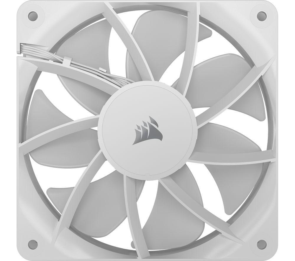 CORSAIR RS120 ARGB 120 mm PWM Case Fan - Triple Pack, White image number 4 of 6
