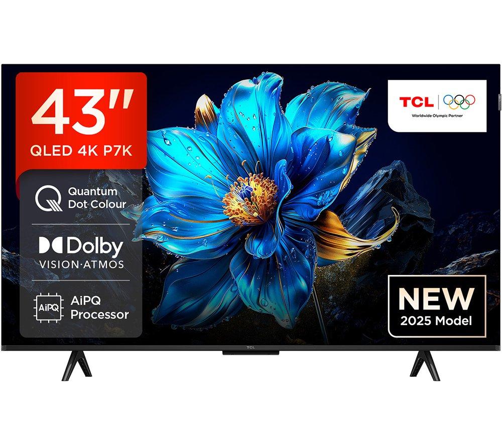 TCL 43P7K 43" Smart 4K Ultra HD HDR QLED TV