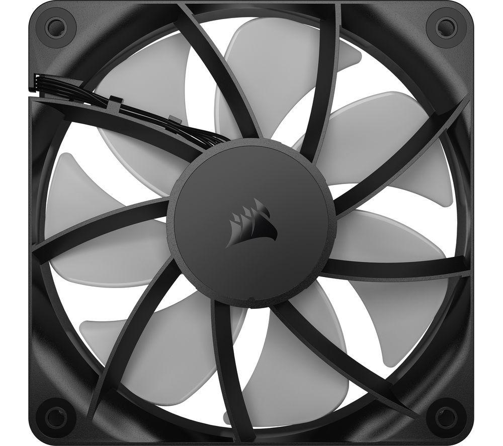 CORSAIR RS120 ARGB 120 mm PWM Case Fan - Triple Pack, Black image number 3 of 4