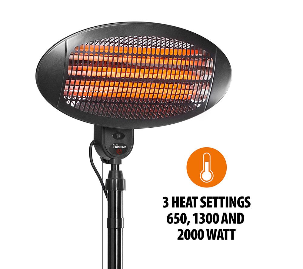 TRISTAR Patio Heater - Black image number 9 of 9