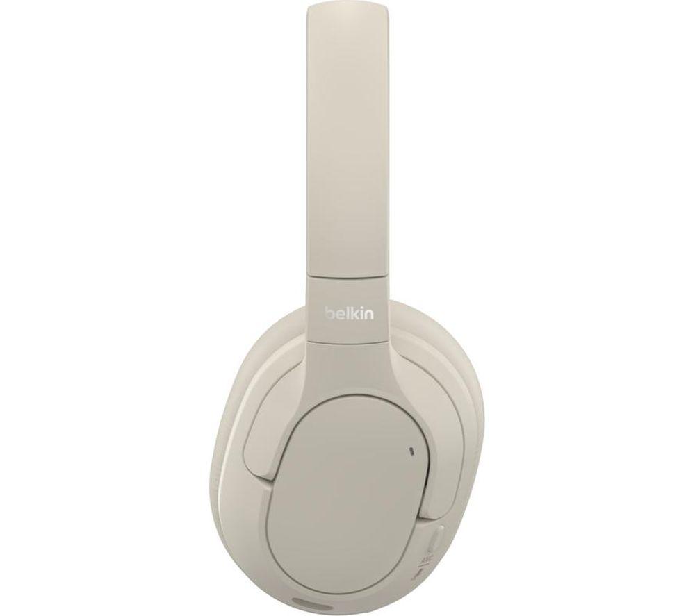 BELKIN SoundForm Isolate Wireless Bluetooth Noise-Cancelling Headphones - Sand image number 4 of 9