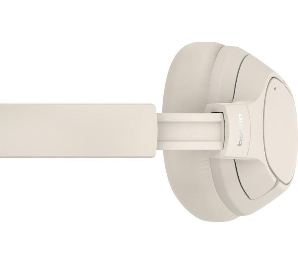 BELKIN SoundForm Isolate Wireless Bluetooth Noise-Cancelling Headphones - Sand image number 5 of 9