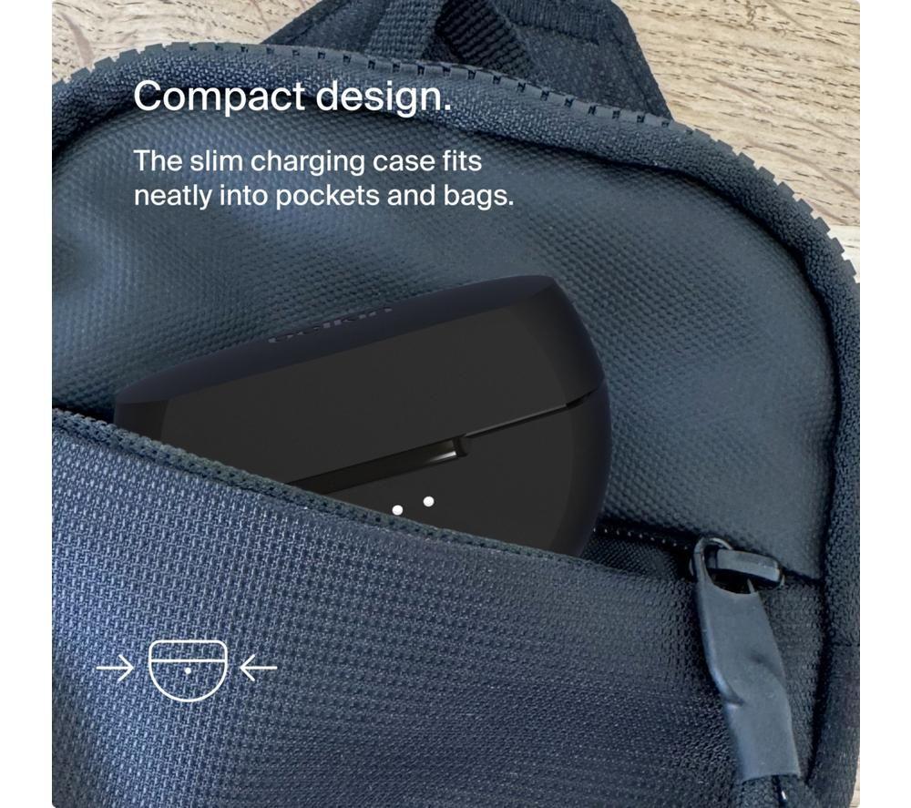 BELKIN SoundForm Rhythm True Wireless Bluetooth Earbuds - Black image number 7 of 9