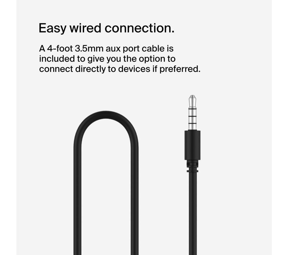 BELKIN SoundForm Mini AUD002BTBKV3 Wireless Bluetooth Kids Headphones - Black image number 6 of 15