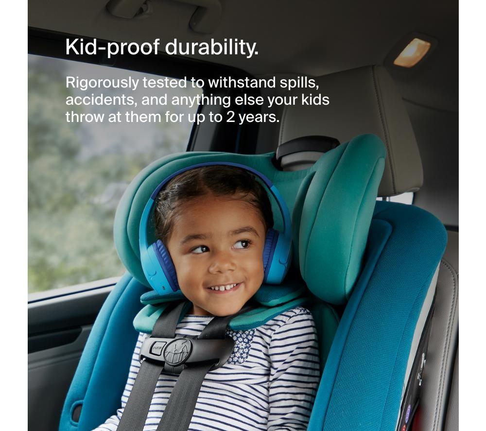 BELKIN SoundForm Mini AUD002BTBLV3 Wireless Bluetooth Kids Headphones - Blue image number 8 of 11