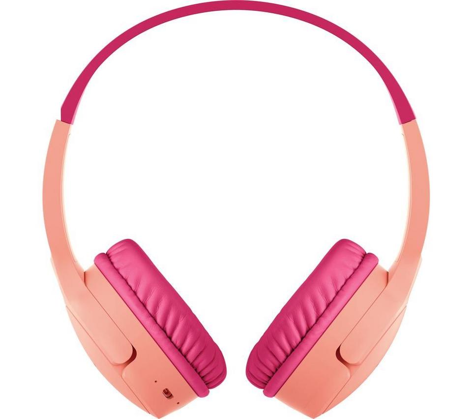 BELKIN SoundForm Mini AUD002BTPKV3 Wireless Bluetooth Kids Headphones - Pink