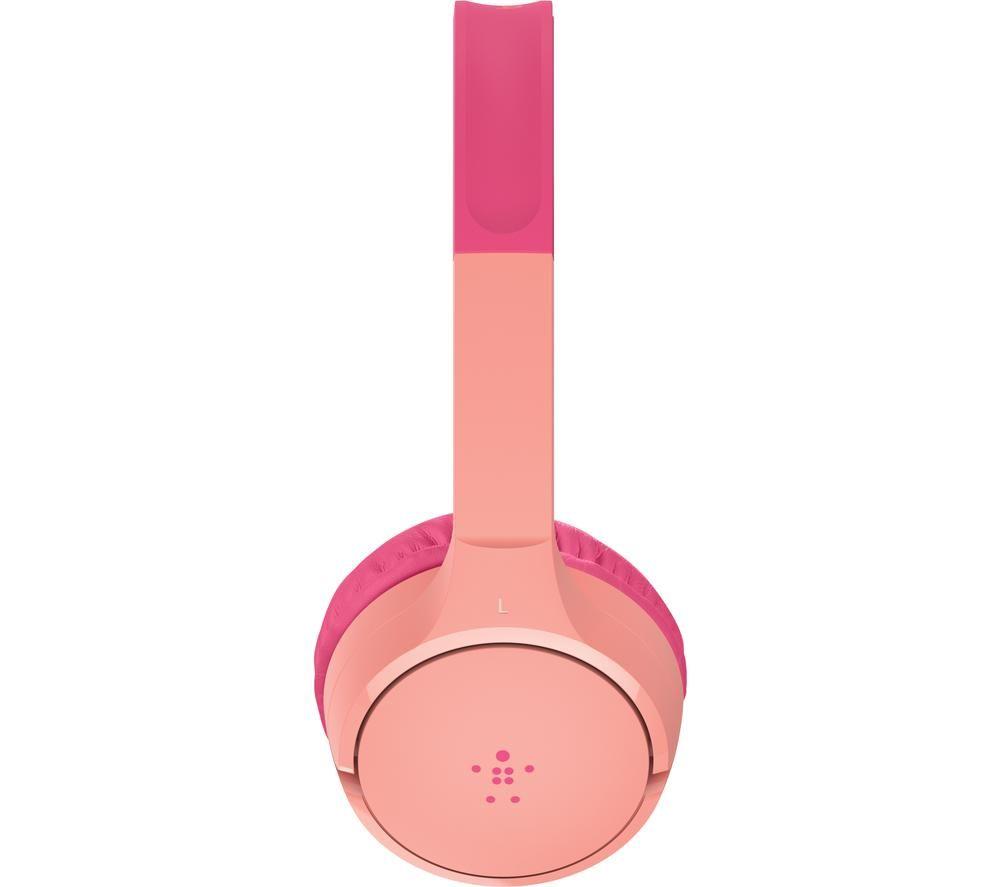 BELKIN SoundForm Mini AUD002BTPKV3 Wireless Bluetooth Kids Headphones - Pink image number 4 of 14