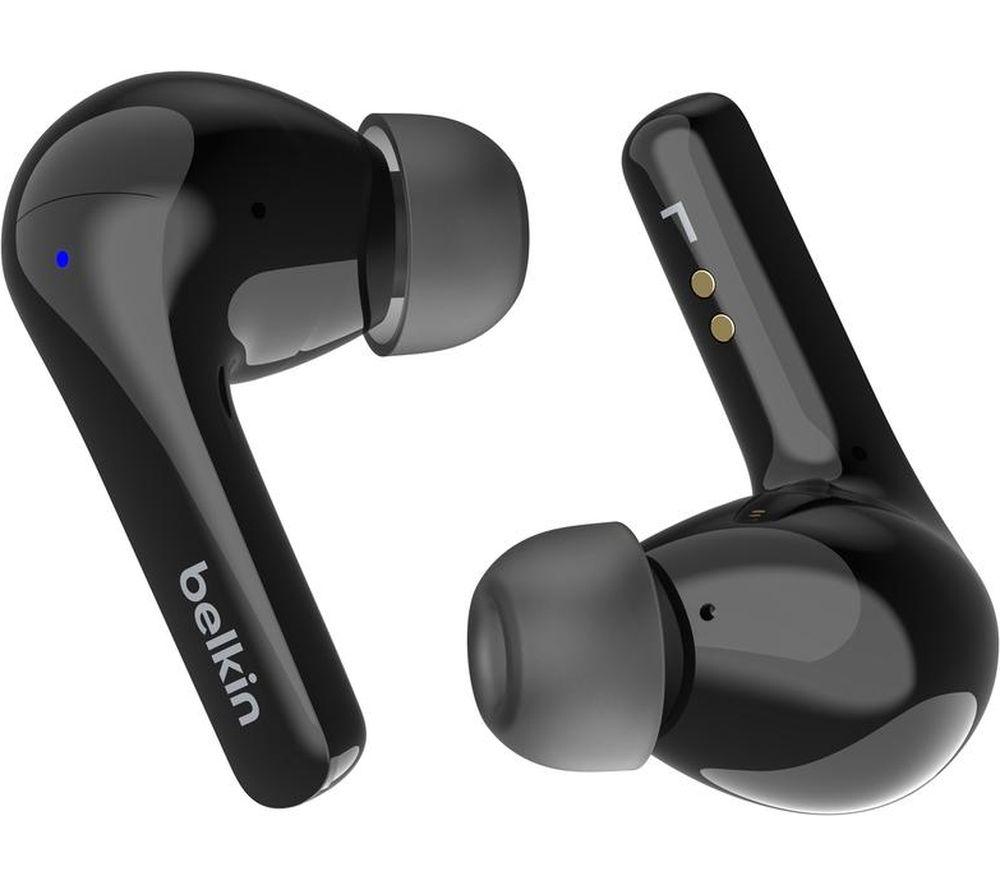 Belkin Soundform Motion Wireless Bluetooth Earbuds - Black, Black