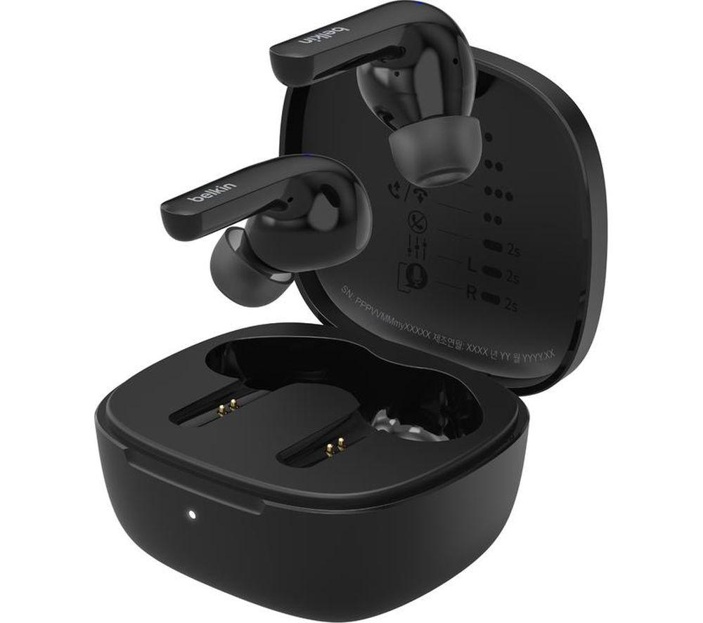 BELKIN SoundForm Motion Wireless Bluetooth Earbuds - Black image number 3 of 15
