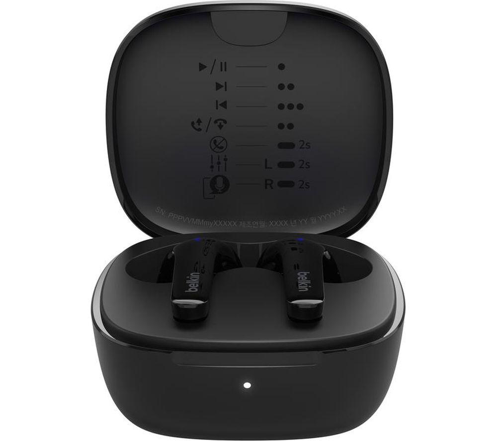 BELKIN SoundForm Motion Wireless Bluetooth Earbuds - Black image number 4 of 15