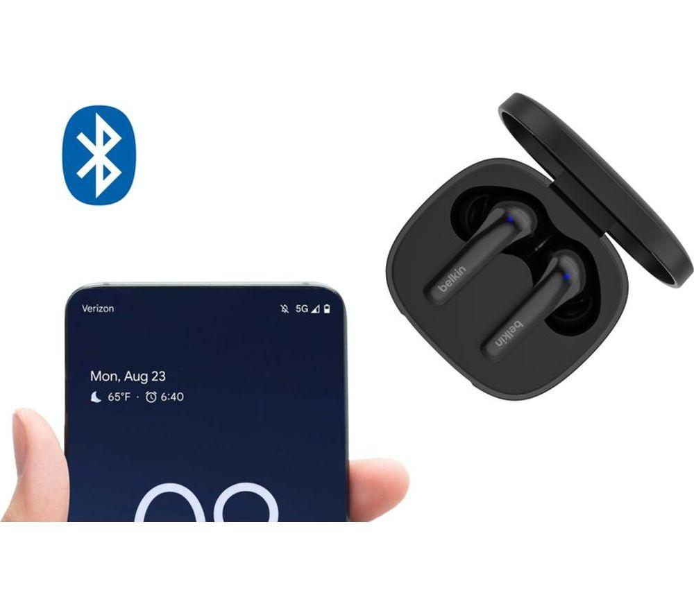 BELKIN SoundForm Motion Wireless Bluetooth Earbuds - Black image number 6 of 15