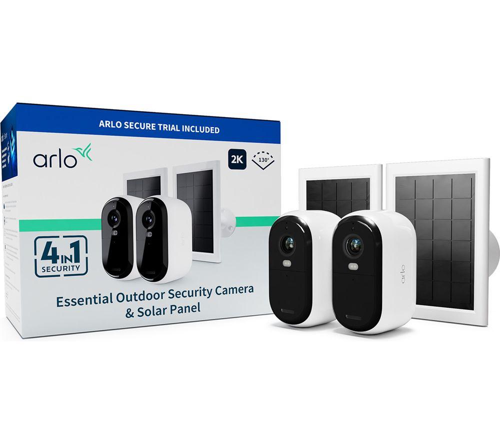 Buy ARLO Essential 2K Quad HD WiFi Security Camera with Solar