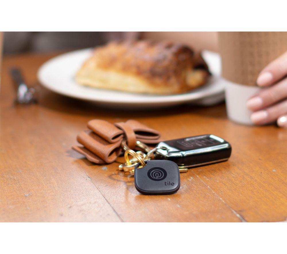 TILE Mate (2024) Bluetooth Tracker - Black, Pack of 2 image number 5 of 5