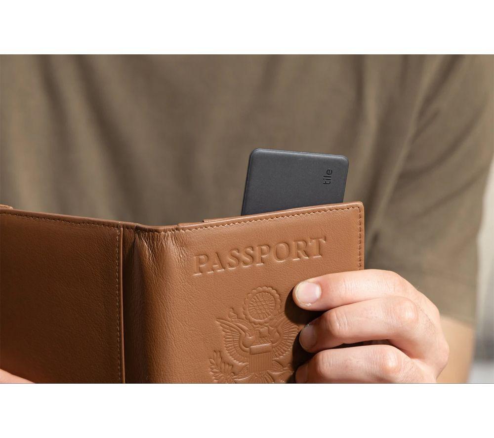 TILE Slim (2024) Bluetooth Tracker - Black image number 5 of 5