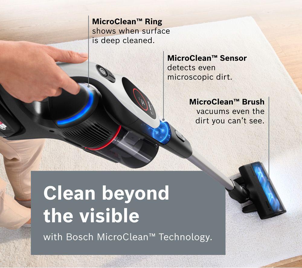 BOSCH Unlimited 9 BBS931WGB Cordless Vacuum Cleaner - White image number 3 of 13