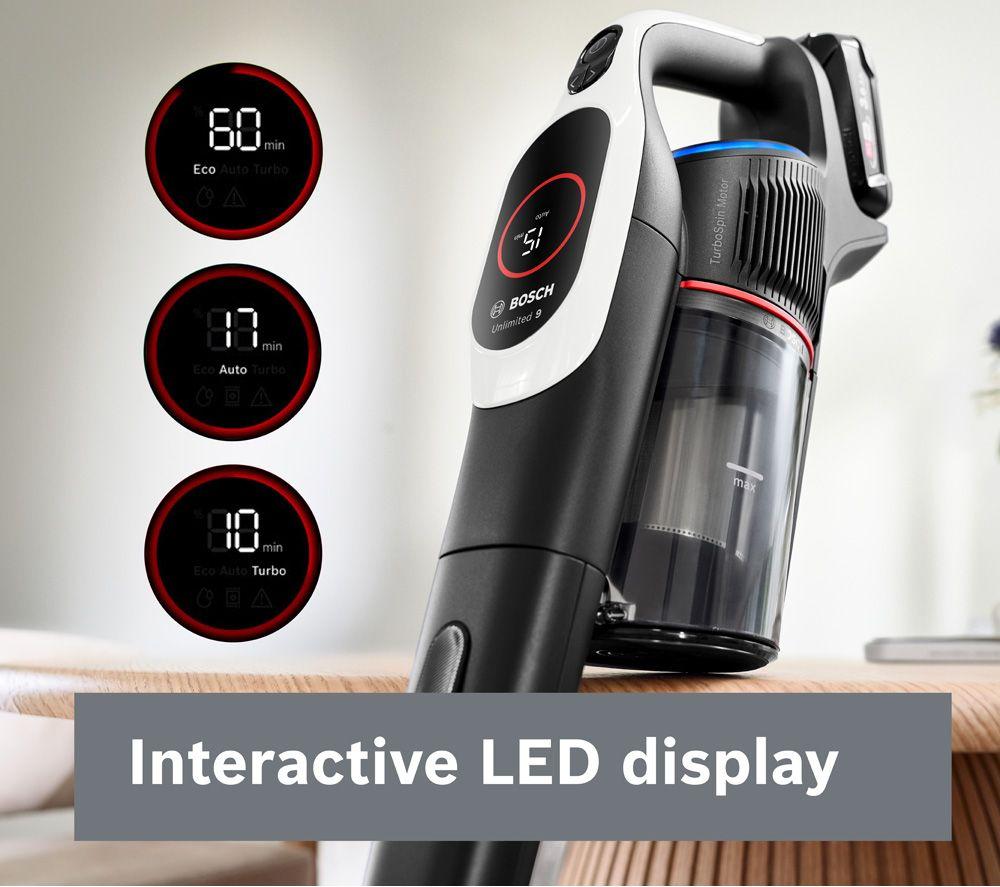 BOSCH Unlimited 9 BBS931WGB Cordless Vacuum Cleaner - White image number 8 of 13