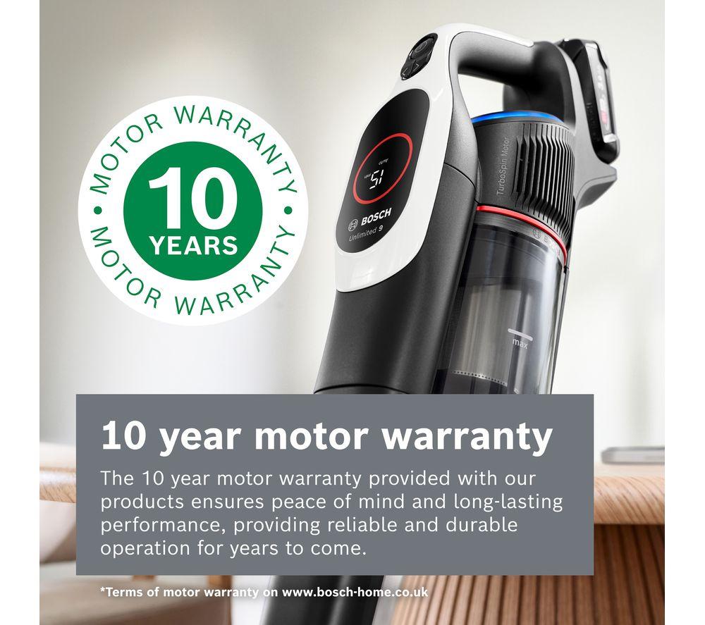 BOSCH Unlimited 9 BBS931WGB Cordless Vacuum Cleaner - White image number 12 of 13